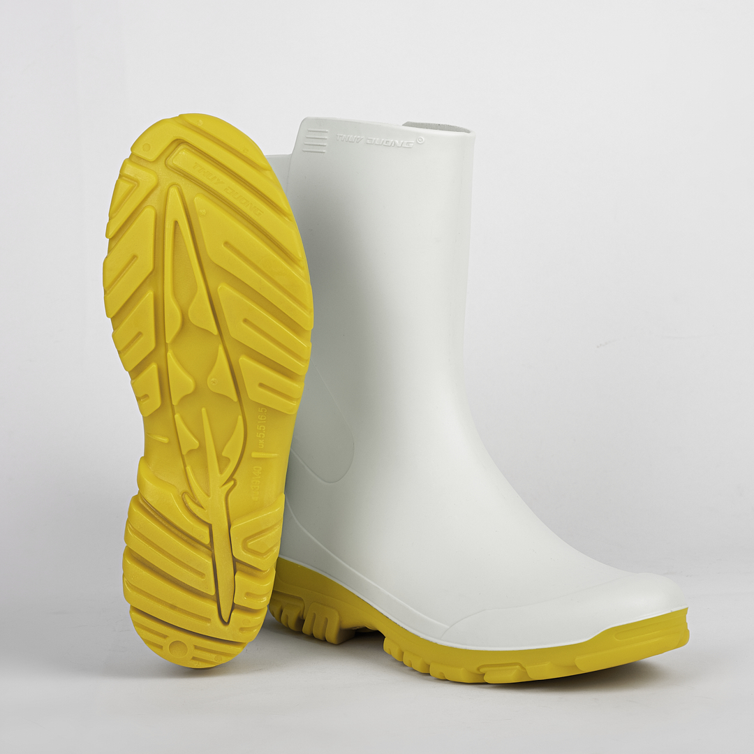 WHITE-YELLOW BOOTS U26